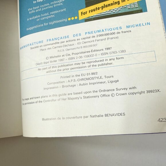 Michelin Guide London 1997 - Picture 5 of 5